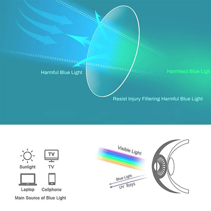 Blue Light Blocking Glasses, Computer Gaming Glasses for Women Men, Anti Eyestrain & UV Glasses, Leopard