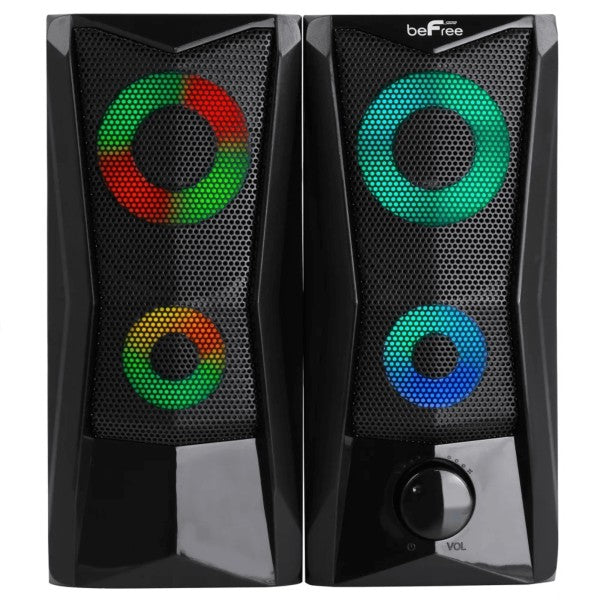 beFree Sound Dual Computer Gaming Speakers